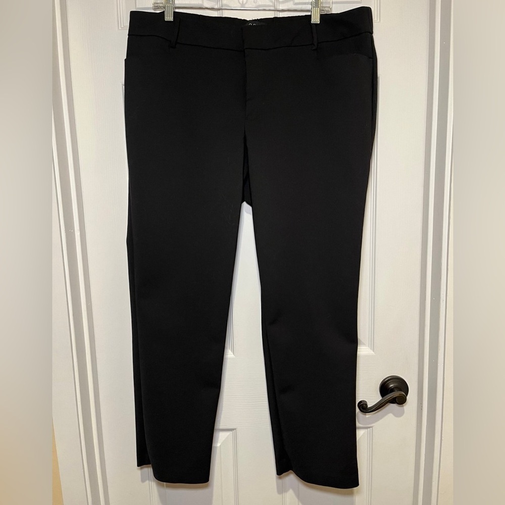 Eloquii Black Straight Leg Pants